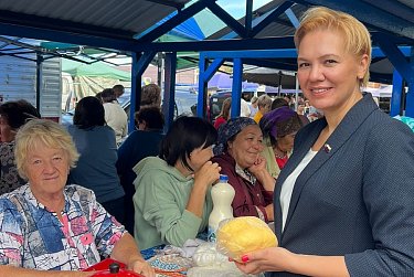 Екатерина Калегина встретилась с саракташцами